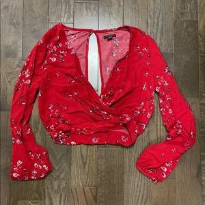 Wild fable open back crop XS